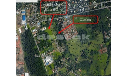 Gleba em Goiânia, Chácaras Maria Dilce, Rua Joaquim Lúcio, Residencial Barravento, GO. Área: 4.86m2