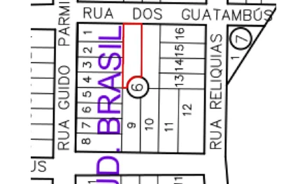 Casa em Jales, Jardim Brasil, Rua dos Guatambus, nº 1.375, SP. Área: 68.7m2