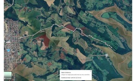 Terreno em Boa Vista da Aparecida, , LINHA PINHEIRINHO, Lote no444-R2, gleba no 08, Imóvel Andrada, sendo o Lote no19, PR. Área: 1050m2 Terreno em Boa Vista da Aparecida, , LINHA PINHEIRINHO, Lote no444-R2, gleba no 08, Imóvel Andrada, sendo o Lote no19, PR. Área: 1050m2
