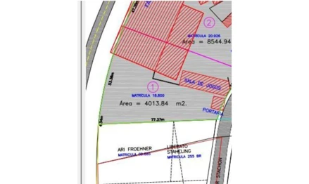 Terreno urbano em Campo Alegre, Fragosos, rodovia SC 418, n.º 637, SC. Área: 6413m2