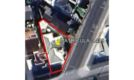 Terreno urbano em Porto União, Cidade Nova, Rua Absalão Carneiro esquina com a Rua Coronel Raupp , n398, SC. Área: 335m2