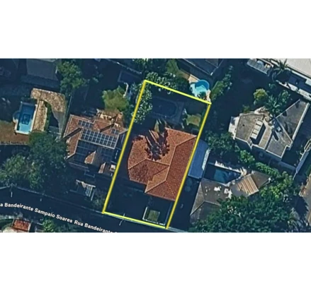 Casa em São Paulo, Vila Morumbi, RUA BANDEIRANTE SAMPAIO SOARES, 38, SP. Área: 768m2
