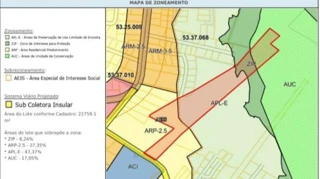 Terreno em Florianópolis, Itacorubi, Rua Vera Linhares de Andrade, 263 Itacorubi, SC. Área: 22759.1m2