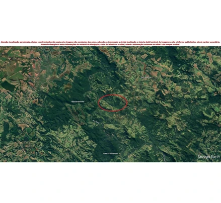 Área rural em São Jerônimo da Serra, Terra Nova, Fazenda Inho-Ó, distrito de Terra Nova, PR. Área: 696000m2