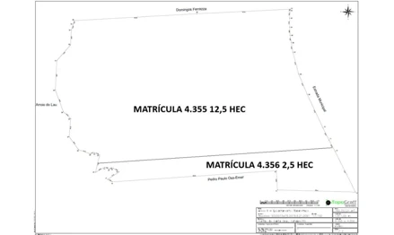 Área rural em Catuípe, , RS /Catuípe, RS. Área: 125000m2
