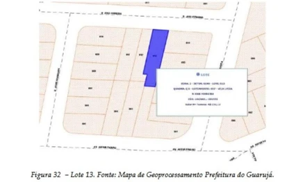 Terreno em Guarujá, Vila Lygia, Av. Antônio Correia, SP. Área: 5865m2