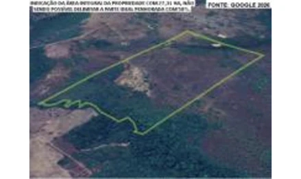 Área rural em Goianorte, Zona Rural, Projeto de Assentamento Santa Rita I e II, s/n, lote 42, Zona Rural, TO. Área: 27.31m2