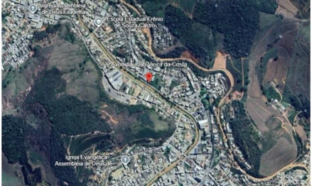 Terreno urbano em Espera Feliz, , Av. João Vieira da Costa, MG. Área: 102.3m2