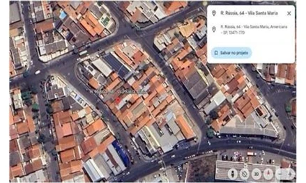 Casa em Americana, Vila Santa Maria, Rua Rússia, nº 64, Vila Santa Maria, SP. Área: 163.74m2