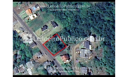 Terreno em Quilombo, , Acesso Sul Euclides Benjamin Bodanese, na esquina com a Rua Sem Nome, SC. Área: 626.15m2