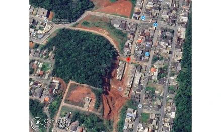 Terreno urbano em Camboriú, Tabuleiro, Rua Figueira, n. 1180, SC. Área: 104m2