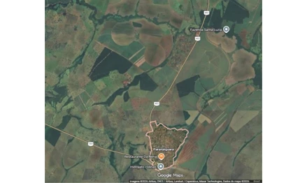 Área rural em Paranaiguara, , Fazenda Gerivá, GO. Área: 439.6039m2