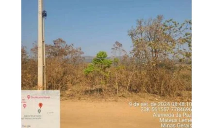 Terreno em Mateus Leme, Recanto Do Lago, Avenida José Pereira dos Reis, s/n - Lote 04, Quadra 10 - Recanto do Lago, MG. Área: 360m2