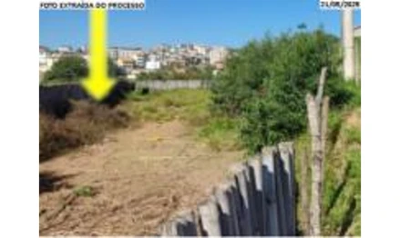 Terreno urbano em Conselheiro Lafaiete, Moinhos, Rua Osvaldo Lopes Barbosa, à esquerda do nº 90, MG. Área: 3213m2