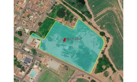 Terreno urbano em Onda Verde, Centro, Rua Corina Placidina Borges, Centro, Onda Verde, SP. Área: 44231m2