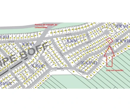 Terreno em São Francisco de Paula, , lote n°. 8 da quadra XXVI, 3º e 4º Setores do loteamento Colinas de São Francisco, RS. Área: 604m2