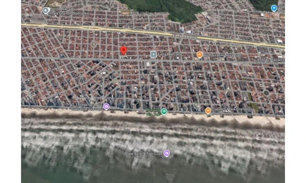 Casa em Praia Grande, Tupi, Rua Coroados, 458, Tupi, SP. Área: 67m2