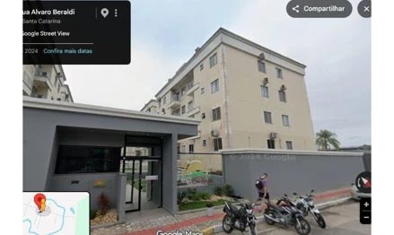 Apartamento em Itajaí, Canhanduba, Rua Álvaro Beraldi, n. 400, Canhanduba, SC. Área: 53.25m2