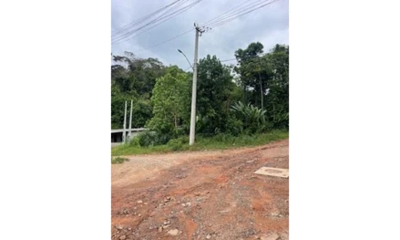 Terreno em Caraguatatuba, Massaguaçu, Rua Vinte e Três, Lote 01, Quadra XXI (esquina com a Rua Direita Um), Loteamento Capricórnio III, Massaguaçu, Jardim do Sol, SP. Área: 446.59m2