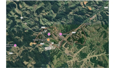 Terreno em Piraí, Quintas Da Meia Laranja, Área nº 01, s/n - Loteamento Quintas da Meia Laranja, RJ. Área: 739044.79m2