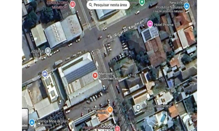 Terreno urbano em Mamborê, , Rua Ricardo Kauffmann, Avenida Augusto Mendes dos Santos, PR. Área: 460m2