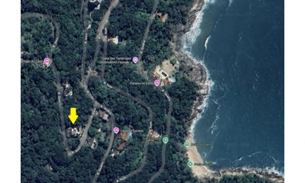 Terreno em Guarujá, Balneário Santa Fé, RUA DOIS, Nº 309 ( ATUAL Nº 2000), BALNEÁRIO SANTA FÉ, CEP 11443-882, SP. Área: 149.55m2