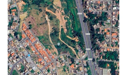 Terreno em Vespasiano, Jequitibá, Avenida Miriam Reis, nº 136, Condomínio Mônaco, MG. Área: 90471.74m2