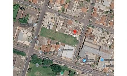 Terreno em Marília, Hípica Paulista, Rua Luiz Manhaes, 242, SP. Área: 184m2