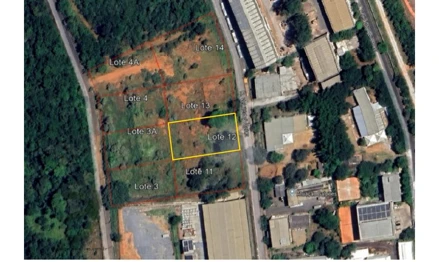 Terreno em Lagoa Santa, Distrito Industrial Genesco Aparecido De Oliveira, RUA OLHOS D'ÁGUA, MG. Área: 2500m2