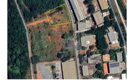 Terreno em Lagoa Santa, Distrito Industrial Genesco Aparecido De Oliveira, RUA OLHOS D'ÁGUA, MG. Área: 3722m2