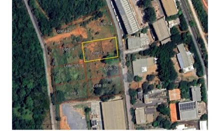 Terreno em Lagoa Santa, Distrito Industrial Genesco Aparecido De Oliveira, Rua Olhos D'água, MG. Área: 2530m2