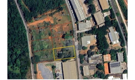 Terreno em Lagoa Santa, Distrito Industrial Genesco Aparecido De Oliveira, Rua Olhos D'água, Distrito Industrial Genesco Aparecido de Oliveira, MG. Área: 2500m2