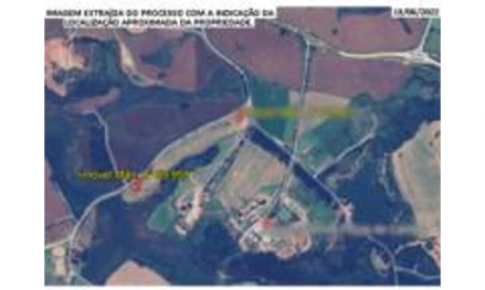 Chácara em Poços de Caldas, , Fazenda Rex, confluência do Córrego do Areão com o Córrego José Paulino (início do Córrego da Vargem), MG. Área: 62400m2