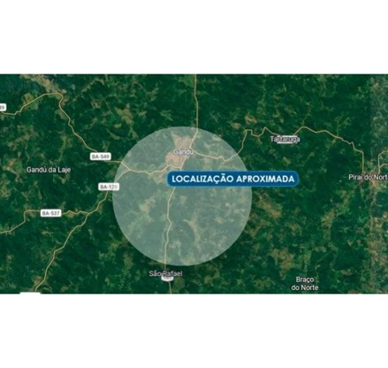 Área rural em Gandu, Sede, BR-101, Km 865, Gandu, BA, BA. Área: 1.7m2