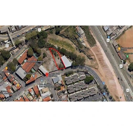 Terreno em Belo Horizonte, Goiânia, Rua Abílio Alves dos Santos, 247, MG. Área: 534.4m2