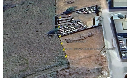 Terreno em Lagoa Formosa, Bom Retiro, Rua Sebastião Machado dos Reis, MG. Área: 430.65m2