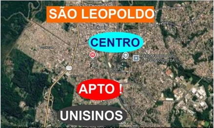 Apartamento em São Leopoldo, Cristo Rei, Rua Padre Lipinski, 31, RS. Área: 37.63m2