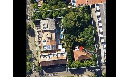 Terreno em Porto Alegre, Tristeza, Rua Dr. Mario Totta, 362, RS. Área: 218m2