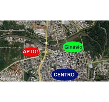 Apartamento em São Leopoldo, São Miguel, Rua Bertholino Linck, 280, RS. Área: 48.58m2