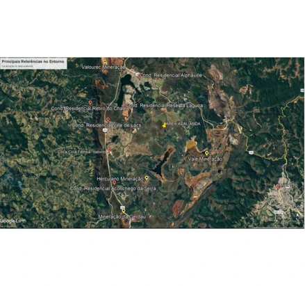Área rural em Nova Lima, null, Na divisa dos Municípios de Nova Lima e Itabirito/MG, a aprox. 2,5 km da BR-356, Km 34/35, no sentido Belo Horizonte/Ouro Preto, com acesso por trecho asfaltado e, posteriormente, por aproximadamente 2 km de estrada de terra, em direção à Estância Estoril, Vale dos Pinhais e Estância Alpina, MG. Área: nullm2