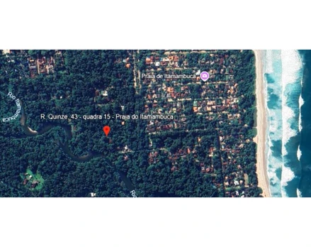 Terreno em Ubatuba, Praia Do Itamambuca, Rua 15, lote 43, quadra 15, Praia de Itamambuca - Ubatuba - SP, SP. Área: 552.4m2