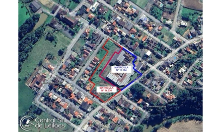 Terreno em Taió, Do Seminário, Rua 12 de Fevereiro, esquina com o lado par da Rua Saturnino Schweitzer, bairro do Seminário, SC. Área: 8162.62m2