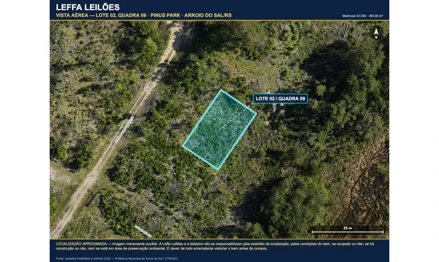 Terreno em Arroio do Sal, Balneário Pinus Park, Loteamento Torres Pinus Park — lote dois (02) da quadra nove (09) - Pinus Park, RS. Terreno em Arroio do Sal, Balneário Pinus Park, Loteamento Torres Pinus Park — lote dois (02) da quadra nove (09) - Pinus Park, RS.
