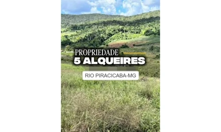 Área rural em Rio Piracicaba, Fazenda Santo Antônio, MG. Área rural em Rio Piracicaba, Fazenda Santo Antônio, MG.